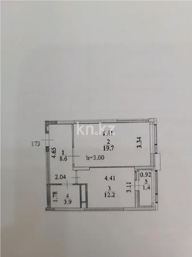 Продажа 1-комнатной квартиры, 46 м², ул. Сыганак, дом  4 стр в Астане