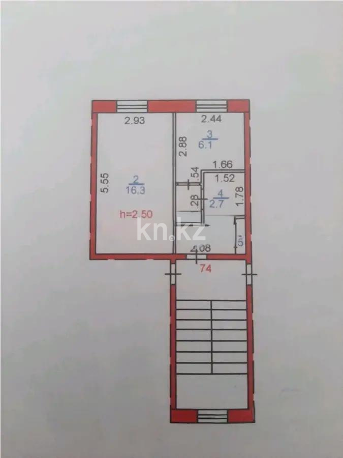 Продажа 1-комнатной квартиры, 30 м² в Караганде - фото 4