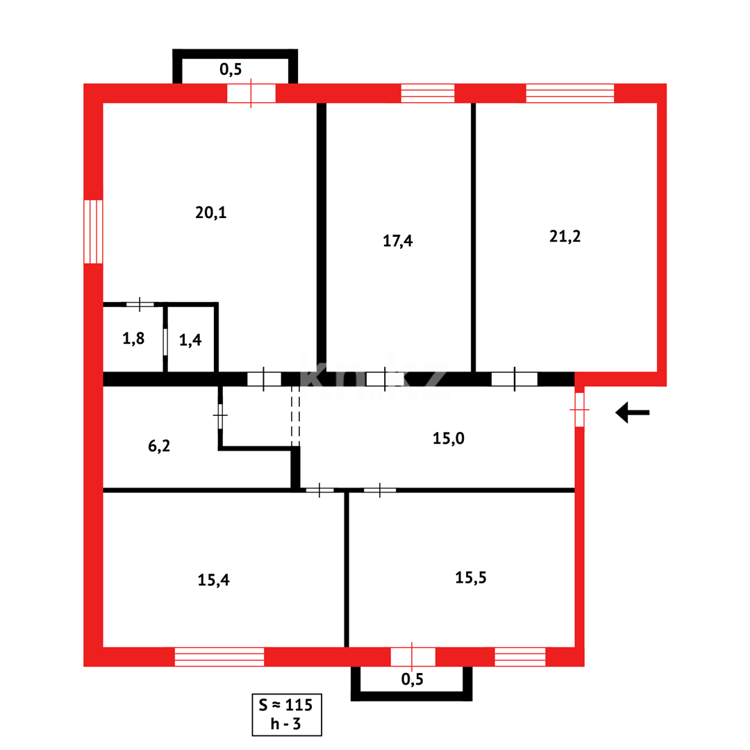 Продажа 4-комнатной квартиры, 115 м² в Темиртау - фото 18