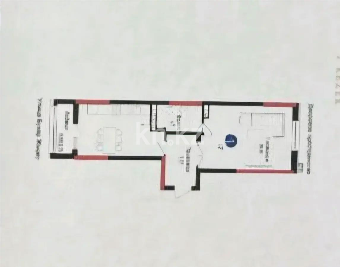 Продажа 1-комнатной квартиры, 46 м², пр. Туран, дом  52/2 в Астане