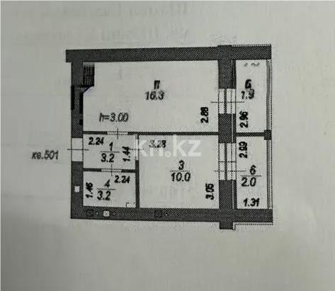 Продажа 1-комнатной квартиры, 36.6 м² в Астане