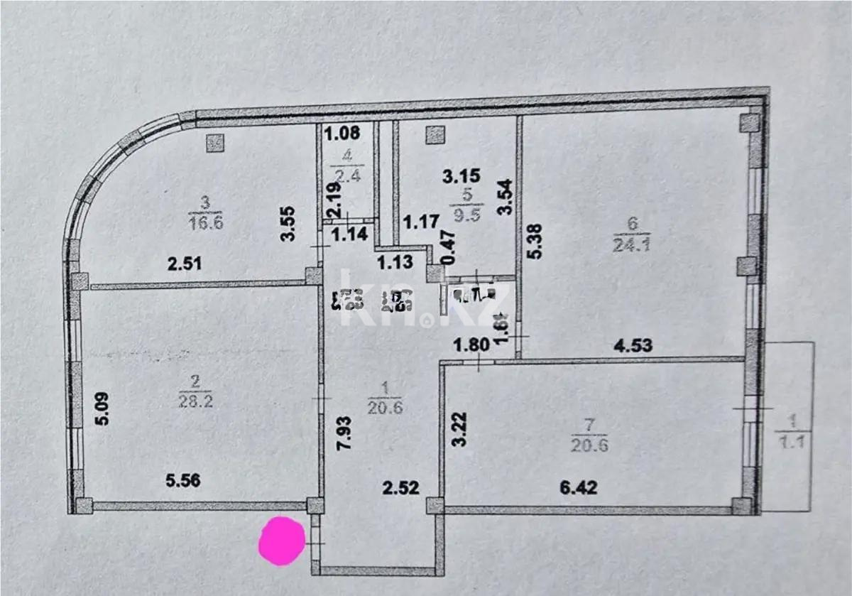 Продажа 3-комнатной квартиры, 124 м², ул. Иманбаевой, дом  8 в Астане - фото 6