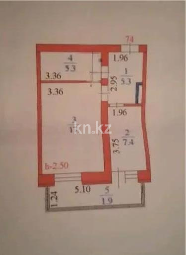 Продажа 1-комнатной квартиры, 37 м² в Темиртау - фото 5