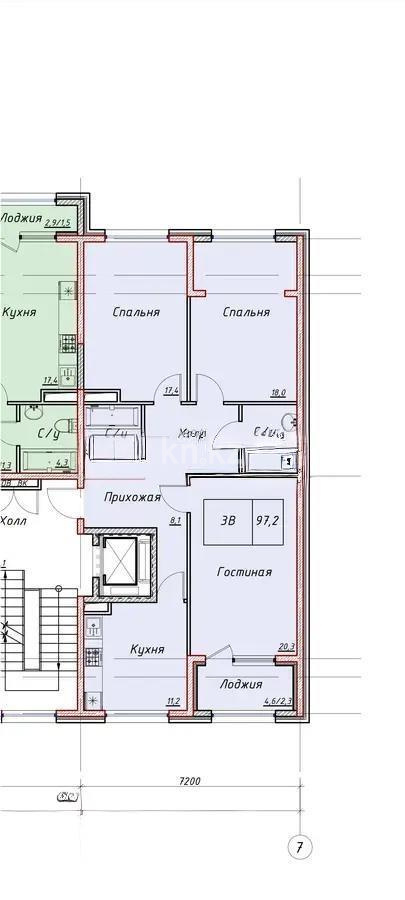 Продажа 3-комнатной квартиры, 97.4 м², ул. Бигелдинова, дом  138 в Алматы