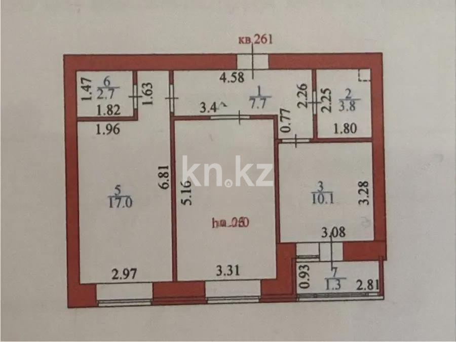 Продажа 2-комнатной квартиры, 60 м², ул. Омарова, дом  19/1 в Астане