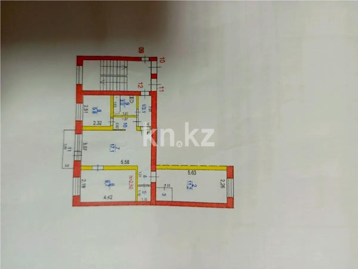 Продажа 3-комнатной квартиры, 55 м² в Абае