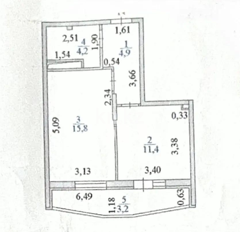 Продажа 1-комнатной квартиры, 39.5 м² в Астане - фото 5