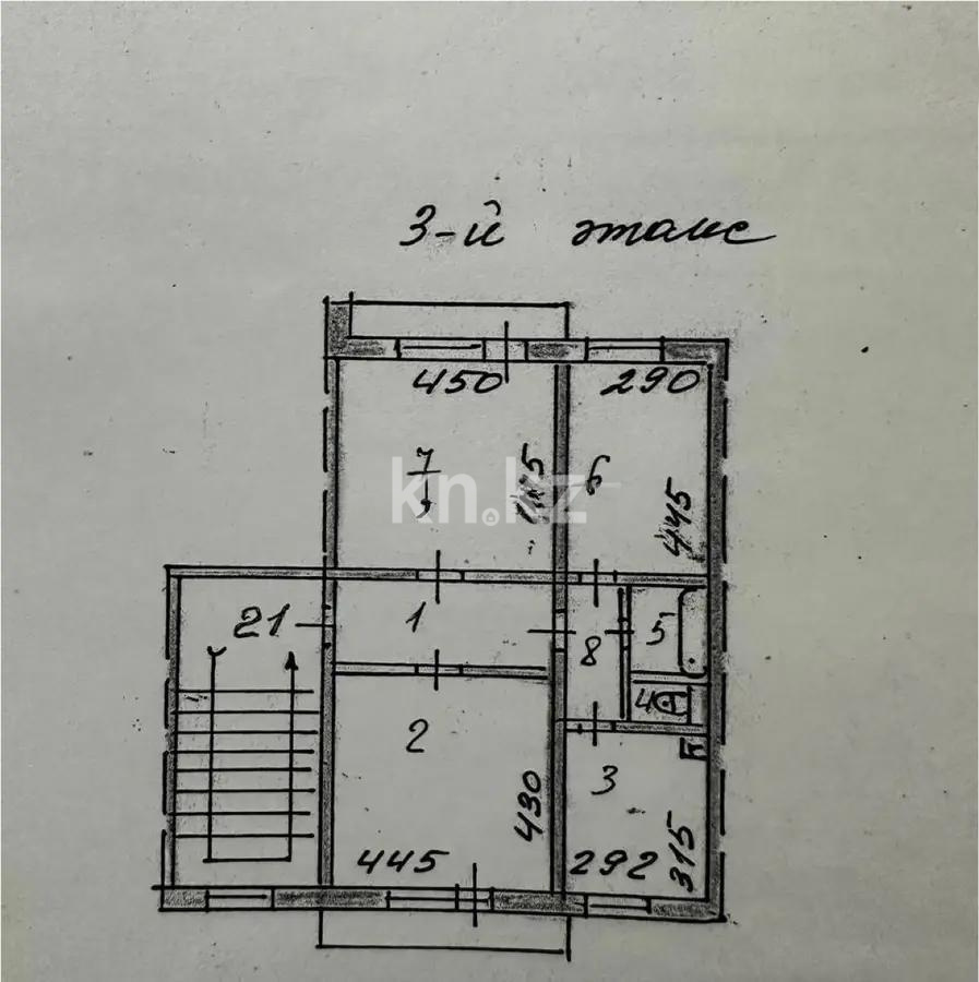 Продажа 3-комнатной квартиры, 75 м², ул. Промышленная, дом  26 в Абае