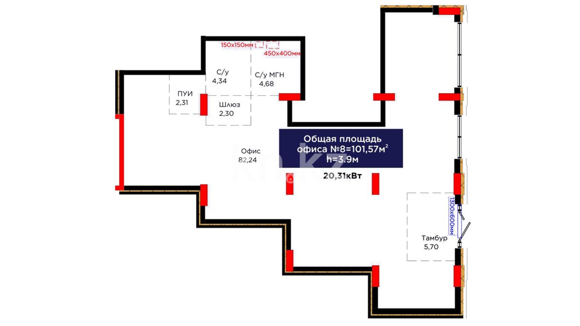 ЖК Darmen, цена 99 538 600 ₸, 980 000 ₸&nbsp;/&nbsp;м²