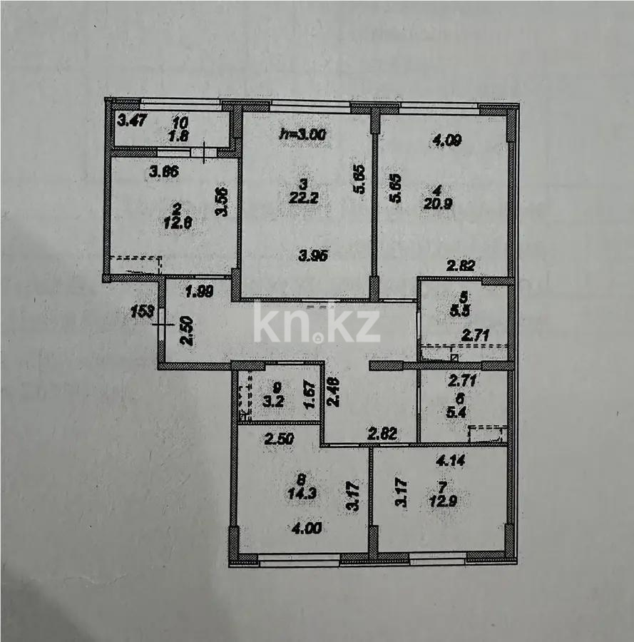Продажа 4-комнатной квартиры, 121 м², пр. Туран, дом  39/2 стр в Астане - фото 6