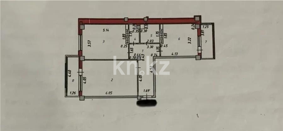 Продажа 2-комнатной квартиры, 75 м² в Астане - фото 2