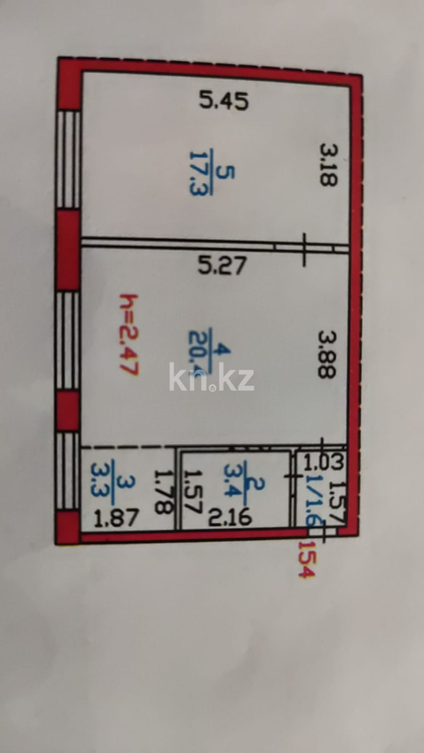 Продажа 2-комнатной квартиры, 46 м², пр. Н. Абдирова, дом  15 в Караганде - фото 2