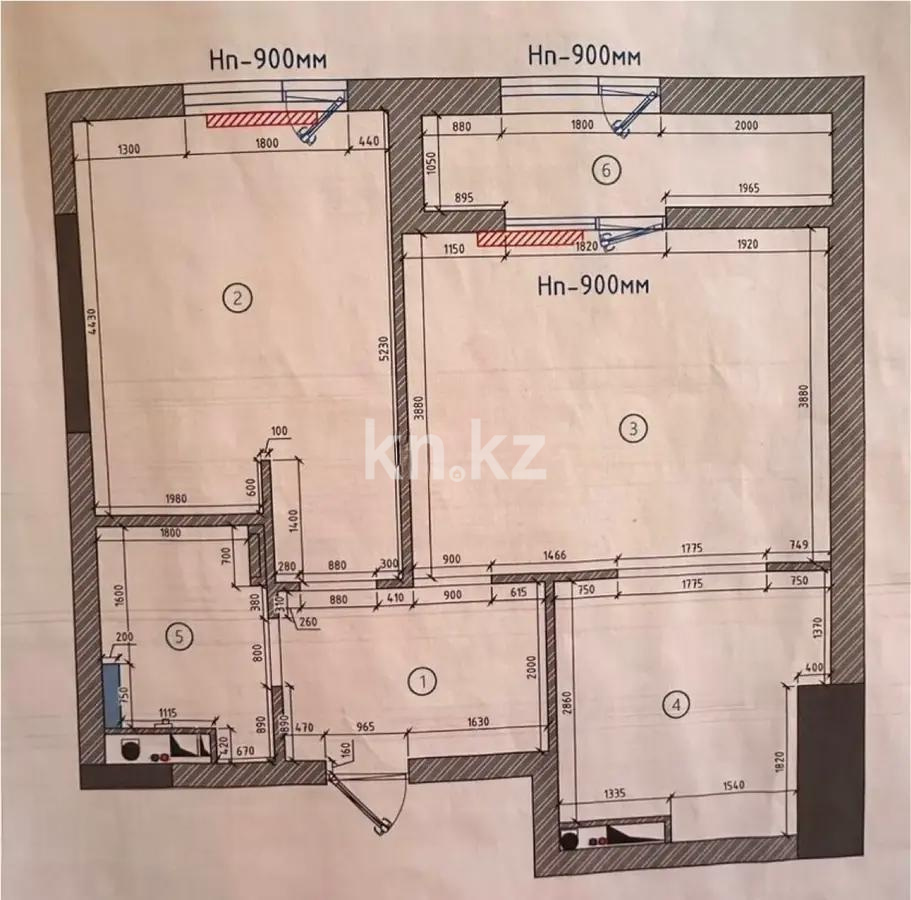 Продажа 2-комнатной квартиры, 58 м², ул. Байтурсынова, дом  16 в Астане