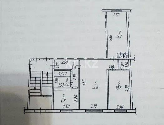 Продажа 3-комнатной квартиры, 58 м² в Темиртау - фото 5