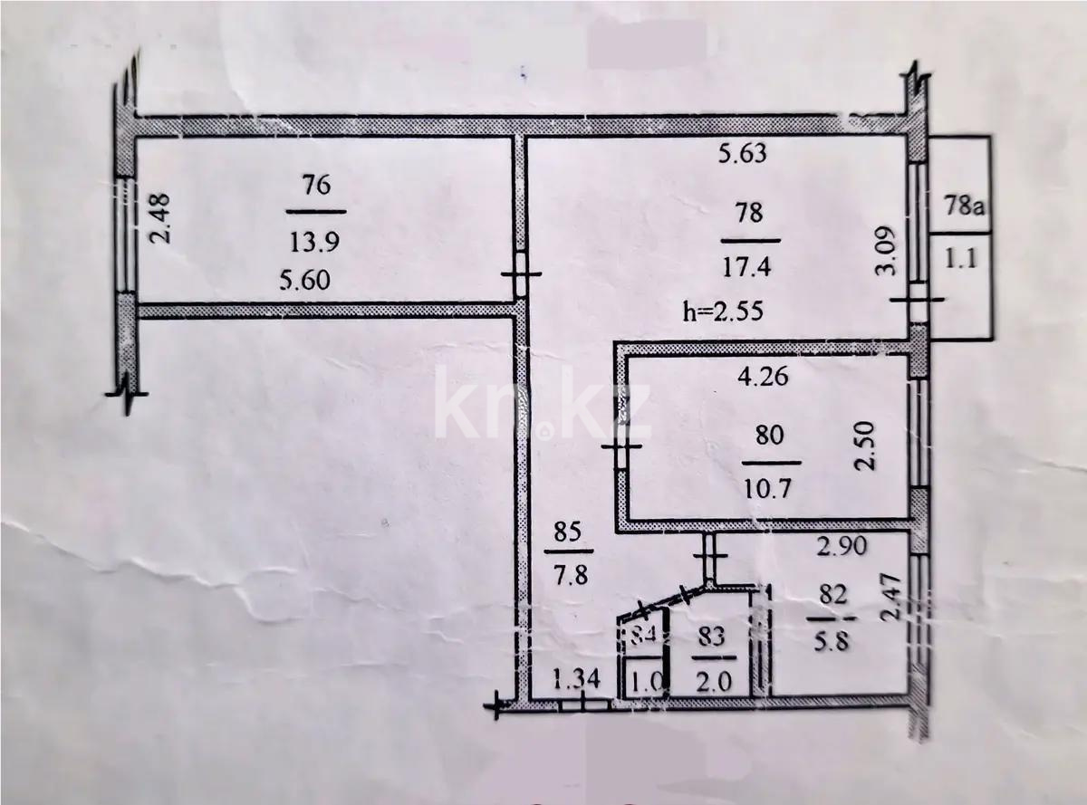 Продажа 3-комнатной квартиры, 60 м², ул. Клочкова, дом  130 в Алматы - фото 7