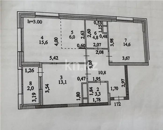 Продажа 3-комнатной квартиры, 70.2 м² в Астане - фото 7