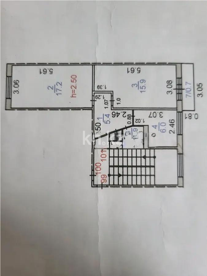 Продажа 2-комнатной квартиры, 48 м², мкр-н 15, дом  14 в Караганде - фото 7