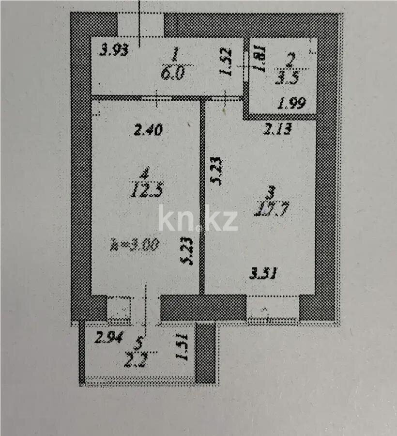 Продажа 1-комнатной квартиры, 41.9 м² в Астане - фото 3