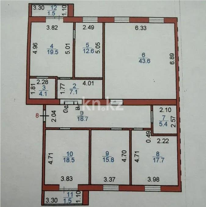 Продажа 4-комнатной квартиры, 170 м² в Караганде - фото 7