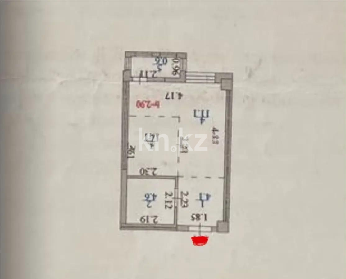 Продажа 1-комнатной квартиры, 26.4 м² в Астане - фото 4