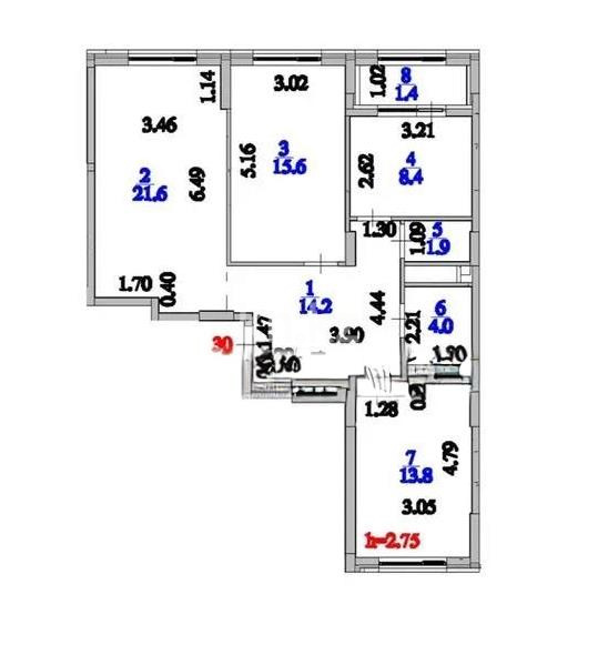 Продажа 3-комнатной квартиры, 81 м² в Астане - фото 7