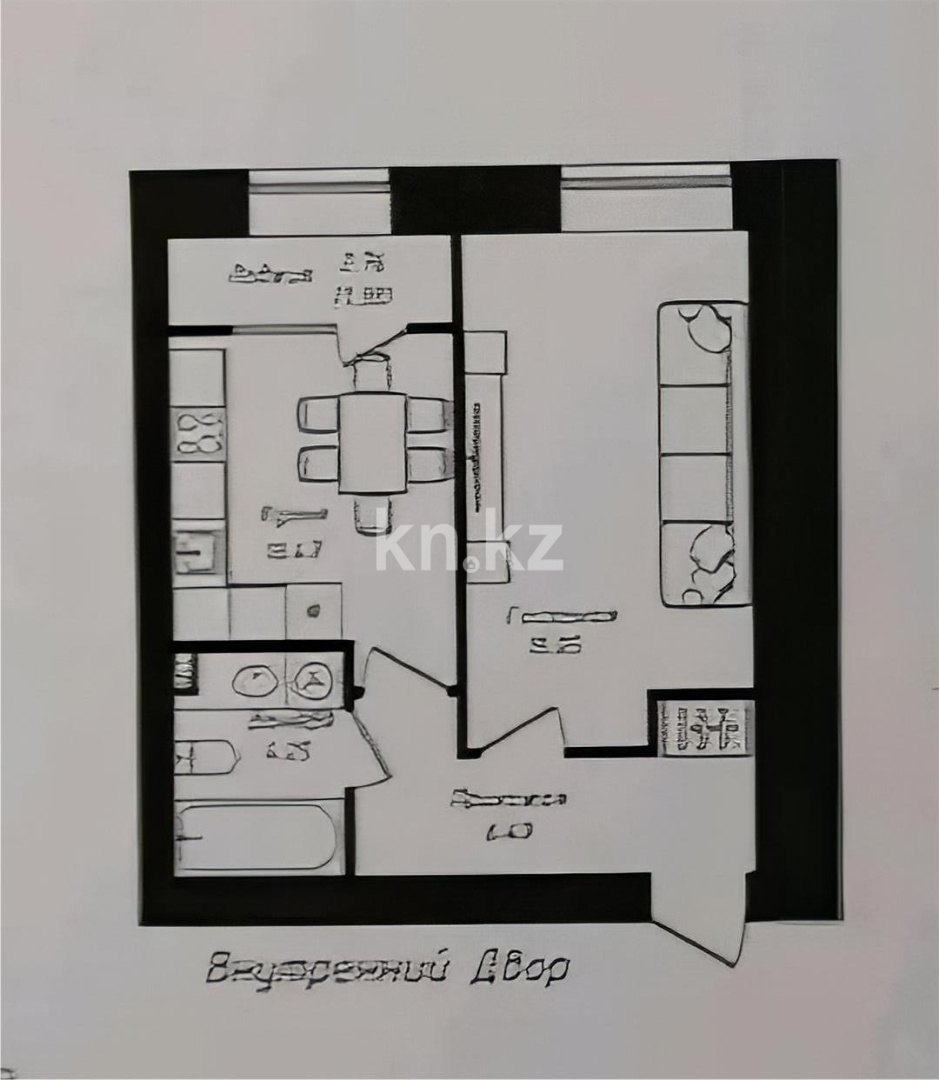 Продажа 1-комнатной квартиры, 38 м², ул. Айтматова, дом  79/1 в Астане
