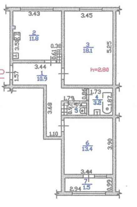 Продажа 2-комнатной квартиры, 60.1 м² в Алматы - фото 22