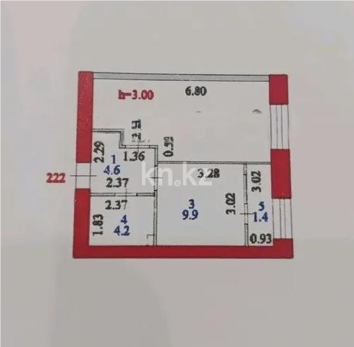 Продажа 1-комнатной квартиры, 39.2 м² в Астане - фото 5