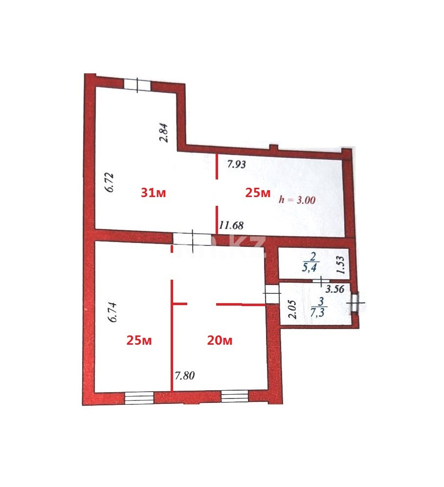 Продажа , 120 м², ул. Косшыгулулы, дом  7 - ул. Серкебаева в Астане - фото 2