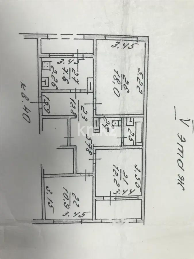 Продажа 3-комнатной квартиры, 65.7 м² в Алматы