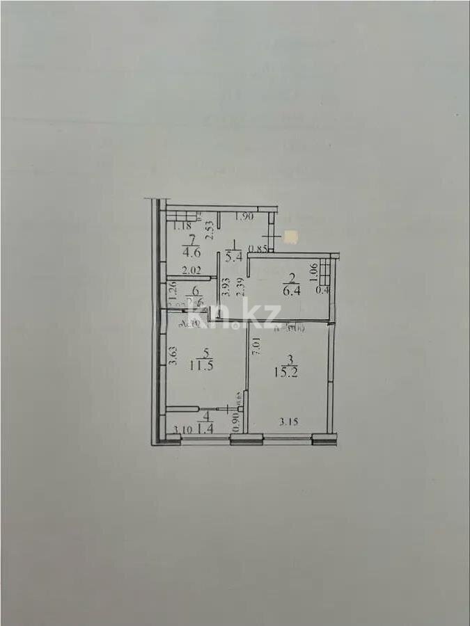 Продажа 2-комнатной квартиры, 47 м² в Алматы