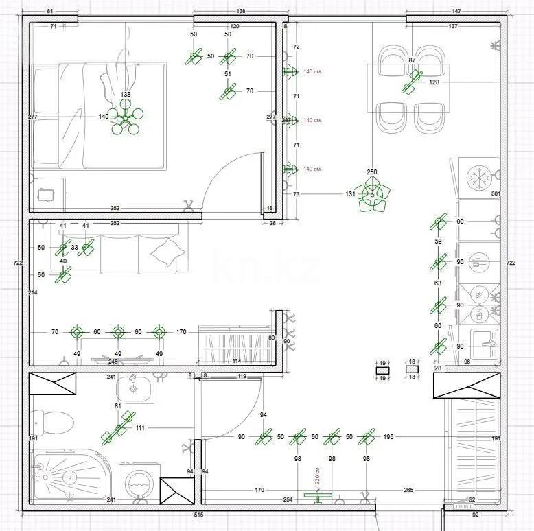 Продажа 1-комнатной квартиры, 45 м² в Алматы - фото 5
