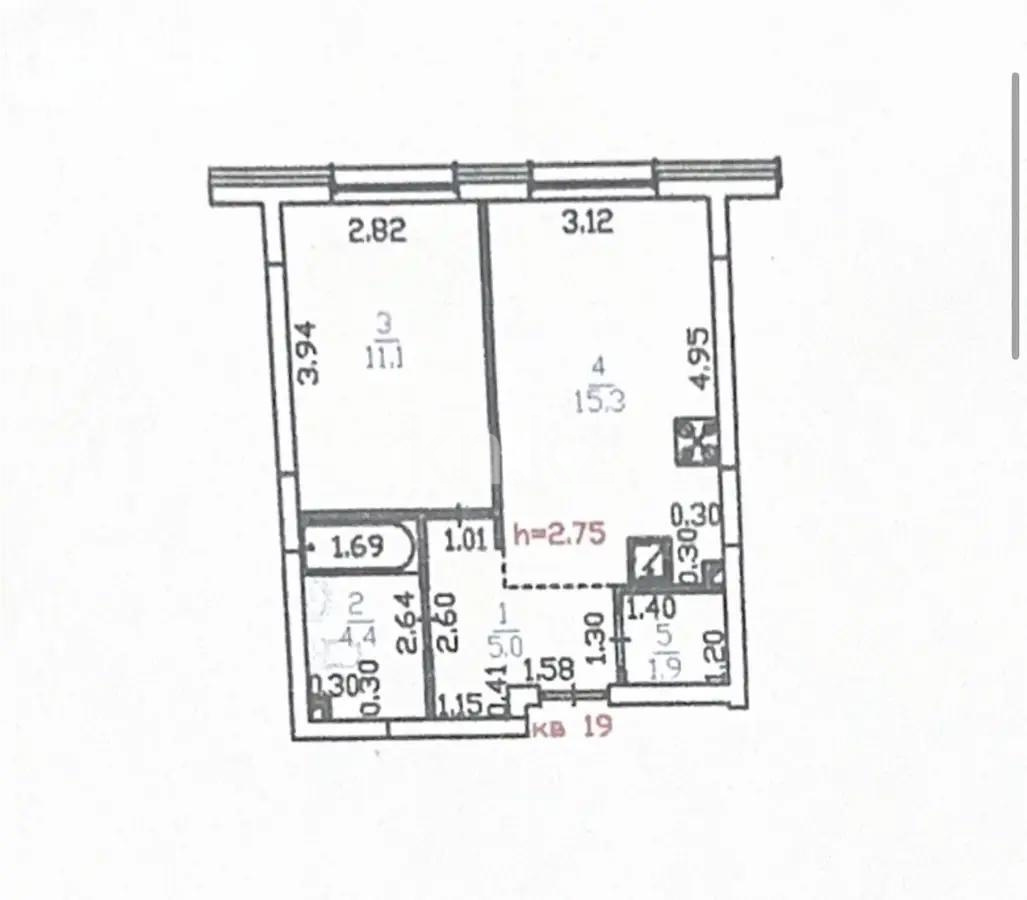 Продажа 1-комнатной квартиры, 37.7 м² в Алматы - фото 4