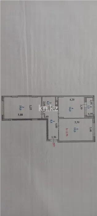 Продажа 2-комнатной квартиры, 69 м² в Астане - фото 6