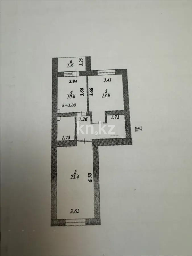 Продажа 3-комнатной квартиры, 62.4 м² в Астане - фото 5