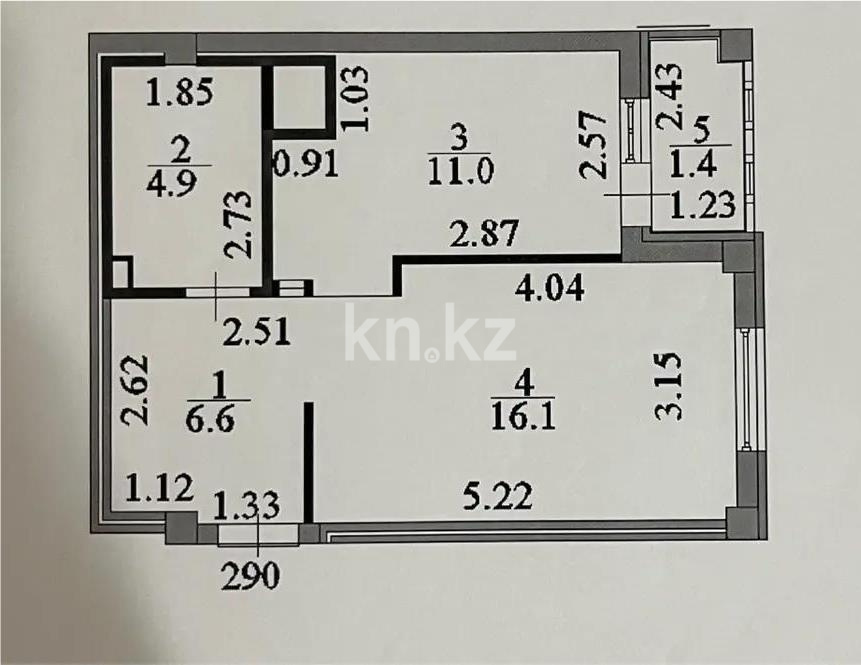 Продажа 1-комнатной квартиры, 41 м² в Астане - фото 4