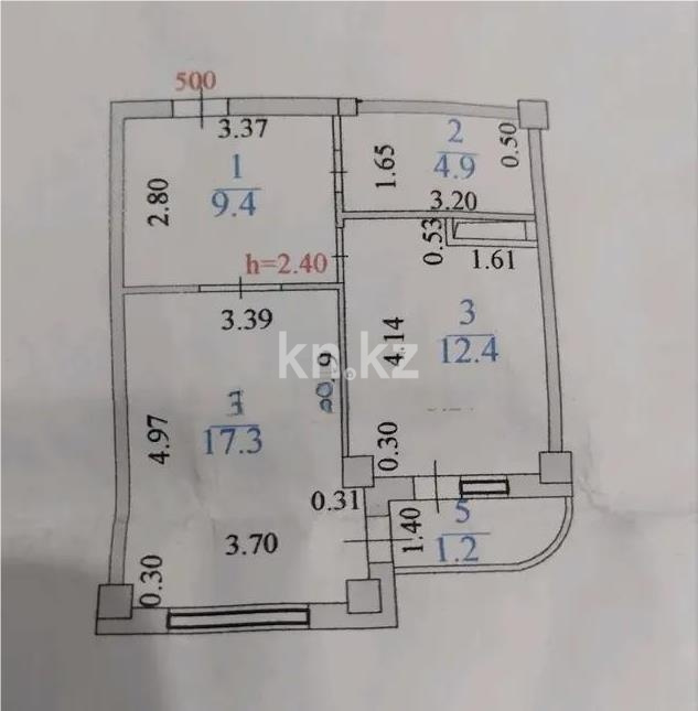 Продажа 2-комнатной квартиры, 47.2 м² в Астане - фото 5