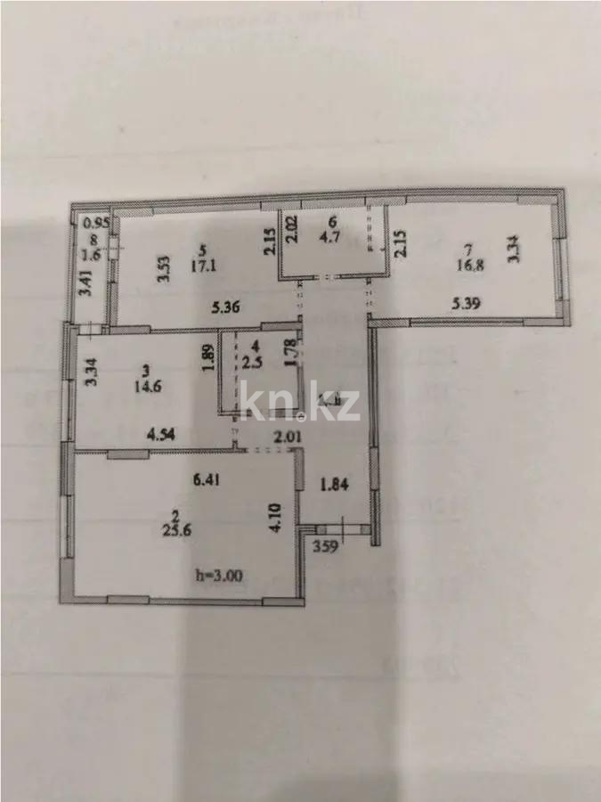 Продажа 3-комнатной квартиры, 100 м², ул. Калдаякова, дом  44 в Астане - фото 11
