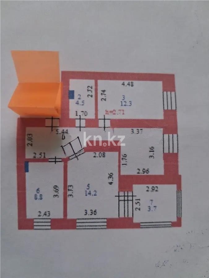 Продажа 3-комнатной квартиры, 78 м² в Астане