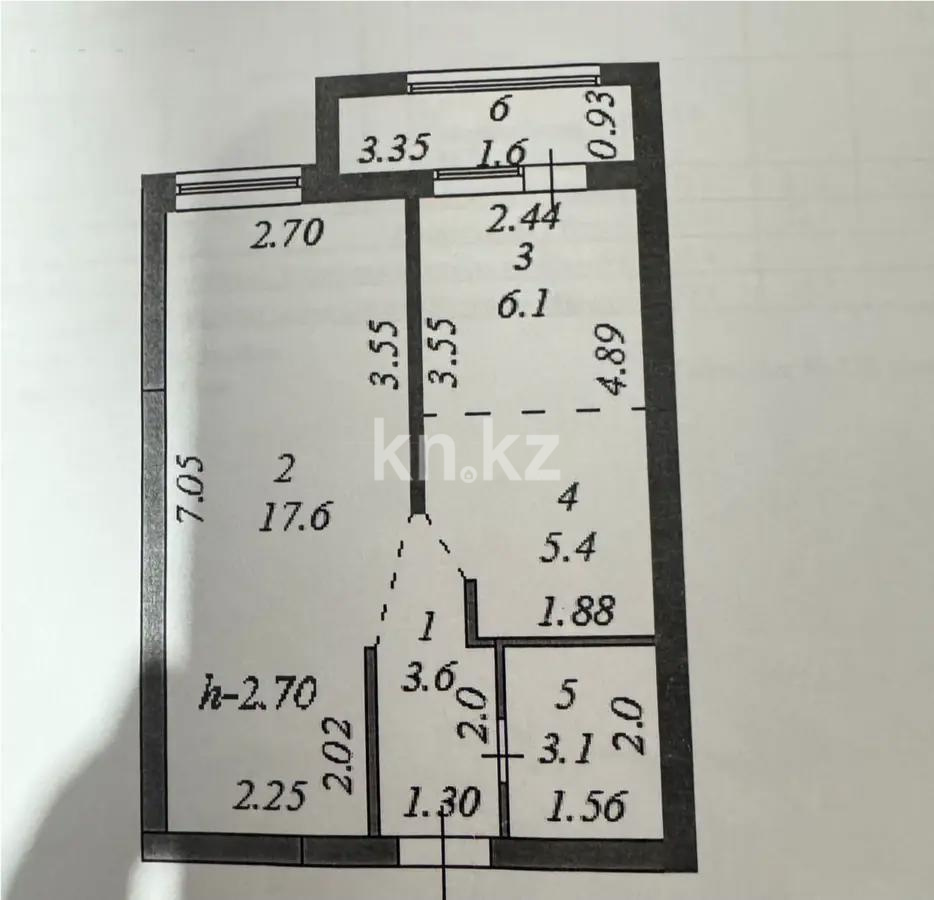 Продажа 2-комнатной квартиры, 40 м² в Астане - фото 3