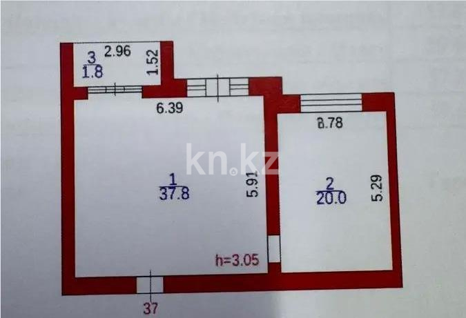 Продажа 2-комнатной квартиры, 59 м² в Караганде - фото 5