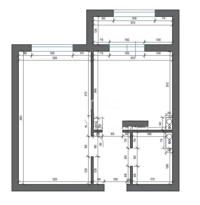 Продажа 1-комнатной квартиры, 40 м² в Астане - фото 4