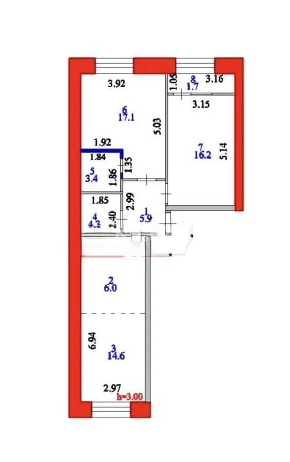 Продажа 3-комнатной квартиры, 70 м² в Астане - фото 5