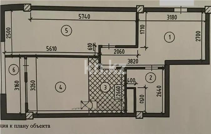 Продажа 2-комнатной квартиры, 52.4 м² в Астане - фото 6