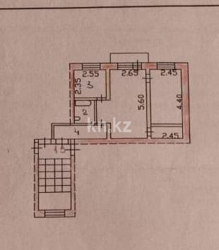 Продажа 2-комнатной квартиры, 46 м² в Абае
