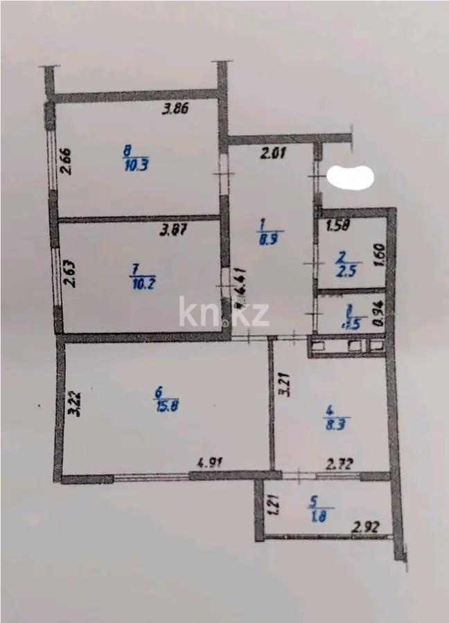 Продажа 3-комнатной квартиры, 59 м² в Алматы - фото 7