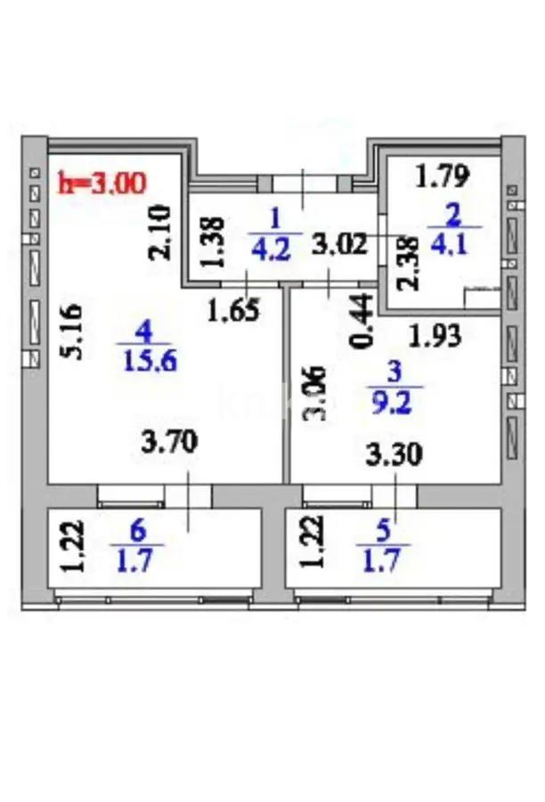 Продажа 1-комнатной квартиры, 36.5 м² в Астане