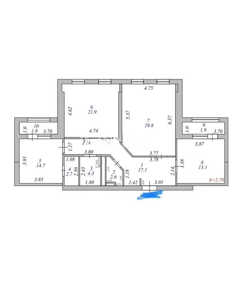Продажа 3-комнатной квартиры, 110 м² в Астане - фото 6
