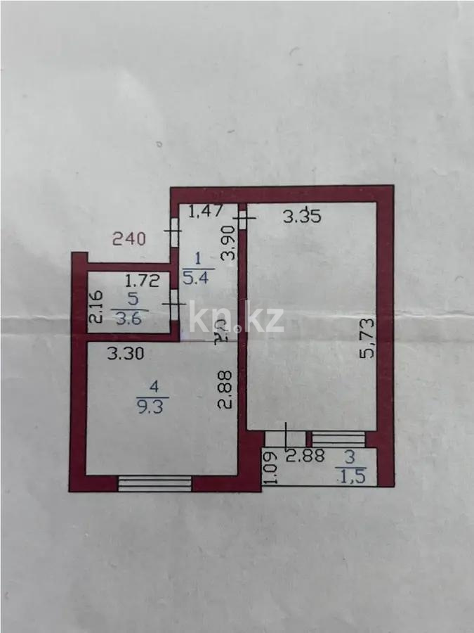 Продажа 1-комнатной квартиры, 39 м² в Астане - фото 4