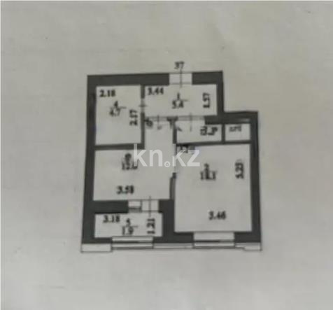 Продажа 1-комнатной квартиры, 42.5 м² в Астане - фото 3